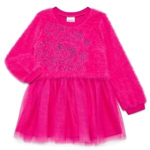 Starberry Shortcake Bright Pink Long Sleeve Dress, Wedding
